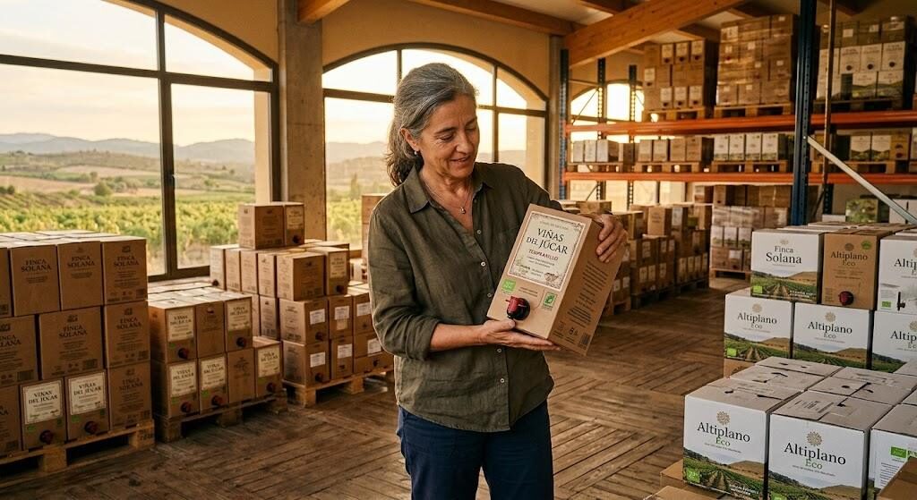 donde comprar bag in box de vino ecólogico de Cuenca