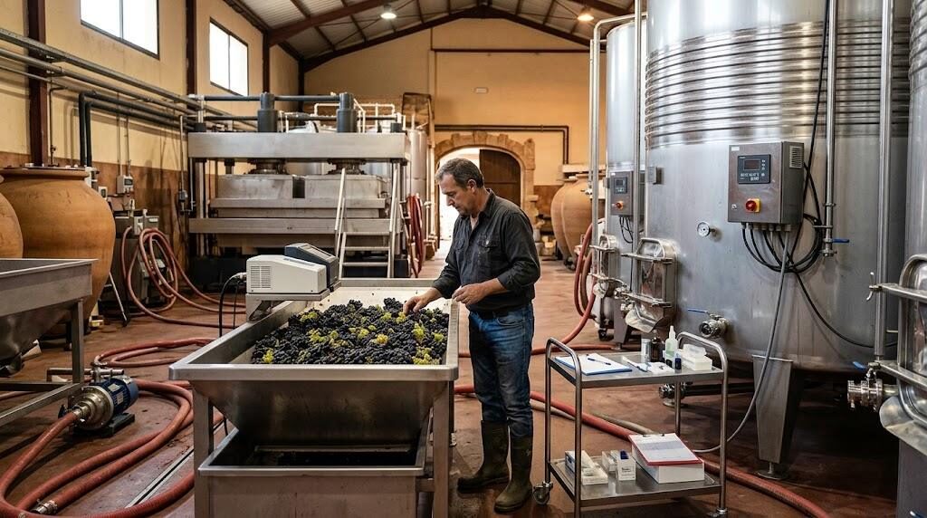 elaboración de vinos Vega Moragona