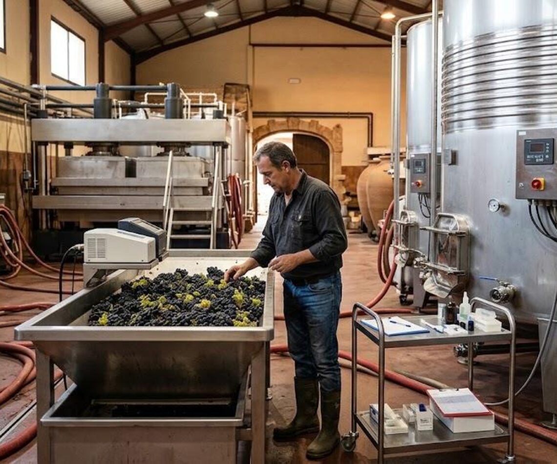 elaboración de vinos Vega Moragona