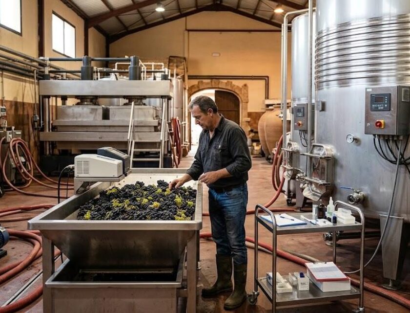 elaboración de vinos Vega Moragona